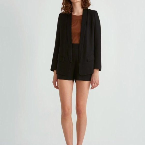 Frank + Oak Textured Open Blazer